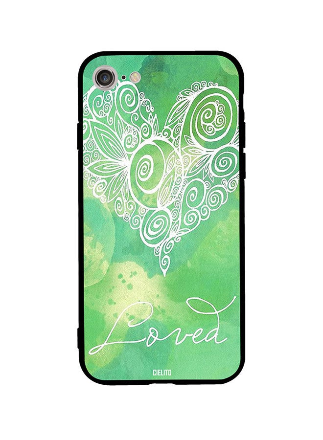 CIELITO Protective Case Cover For Apple iPhone SE (2020) Green/White