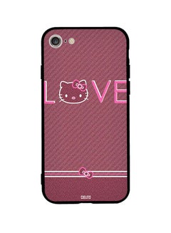 Protective Case Cover For Apple iPhone SE (2020) Pink/White/Maroon