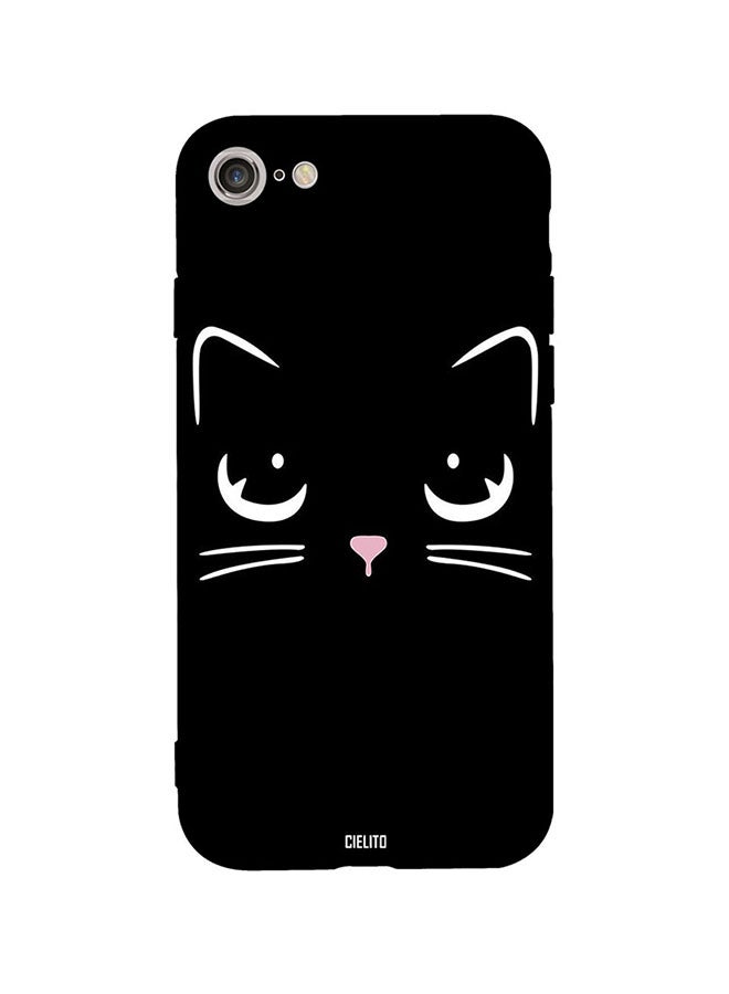 CIELITO - Protective Case Cover For Apple iPhone SE (2020) Black/White/Pink - Image 1