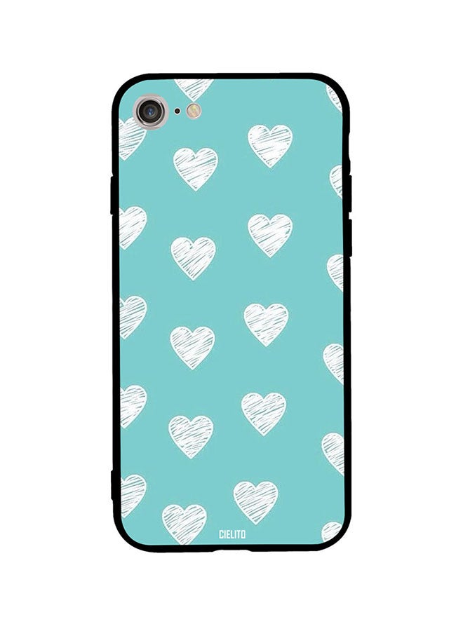 سيليتو غطاء حماية واقٍ لهاتف أبل آيفون SE إصدار 2020 أزرق / أبيض