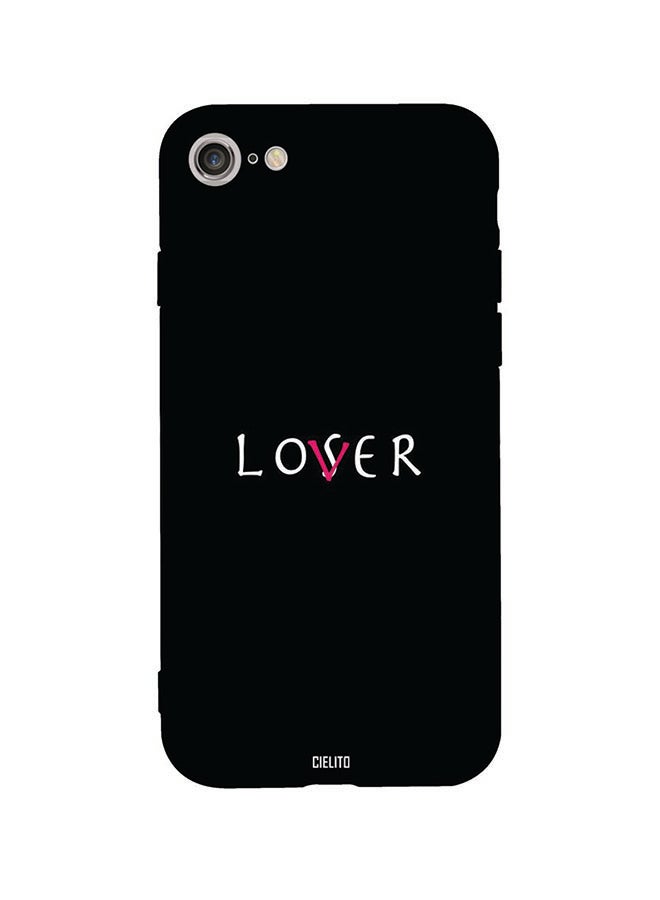 CIELITO Protective Case Cover For Apple iPhone SE (2020) Black/White/Pink