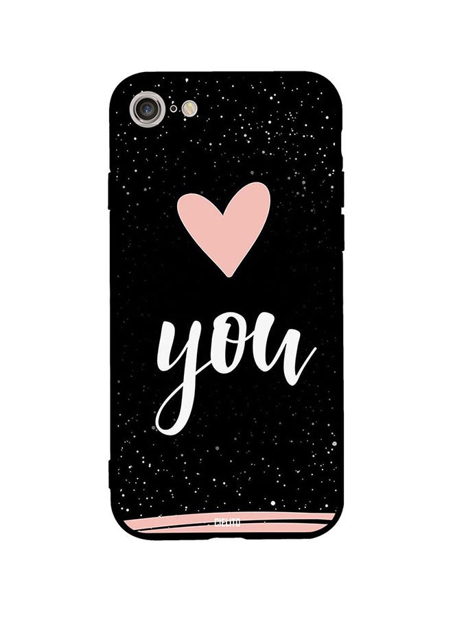 CIELITO - Protective Case Cover For Apple iPhone SE (2020) Pink/Black/White - Image 1