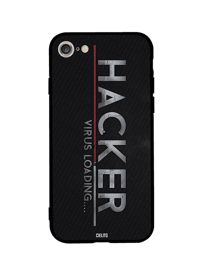 CIELITO Protective Case Cover For Apple iPhone SE (2020) Black/Grey/Red