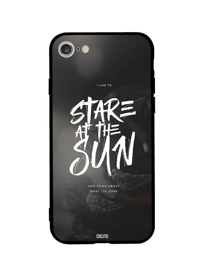 CIELITO - Protective Case Cover For Apple iPhone SE (2020) Black/Grey/White - Image 1