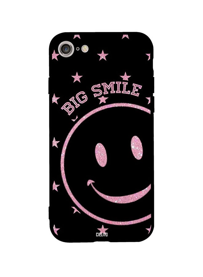 CIELITO Protective Case Cover For Apple iPhone SE (2020) Black/Pink