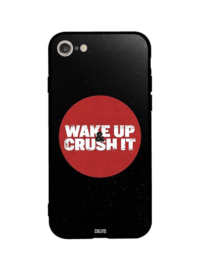 CIELITO Protective Case Cover For Apple iPhone SE (2020) Black/Red/White