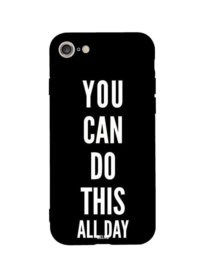 CIELITO Protective Case Cover For Apple iPhone SE (2020) Black/White