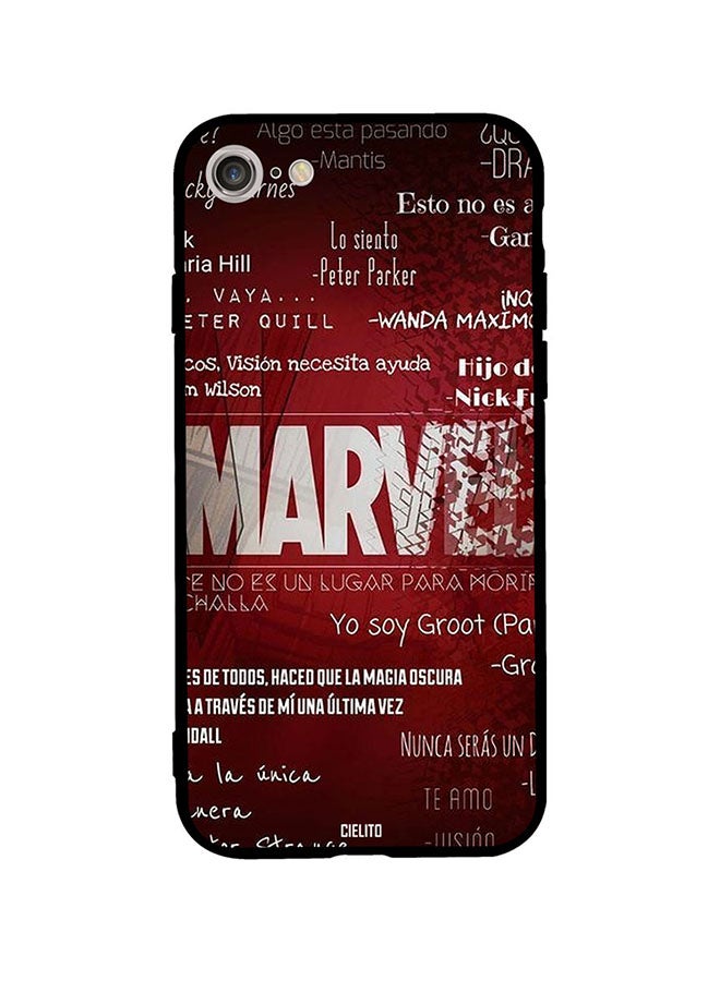 CIELITO Protective Case Cover For Apple iPhone SE (2020) Red/White/Grey