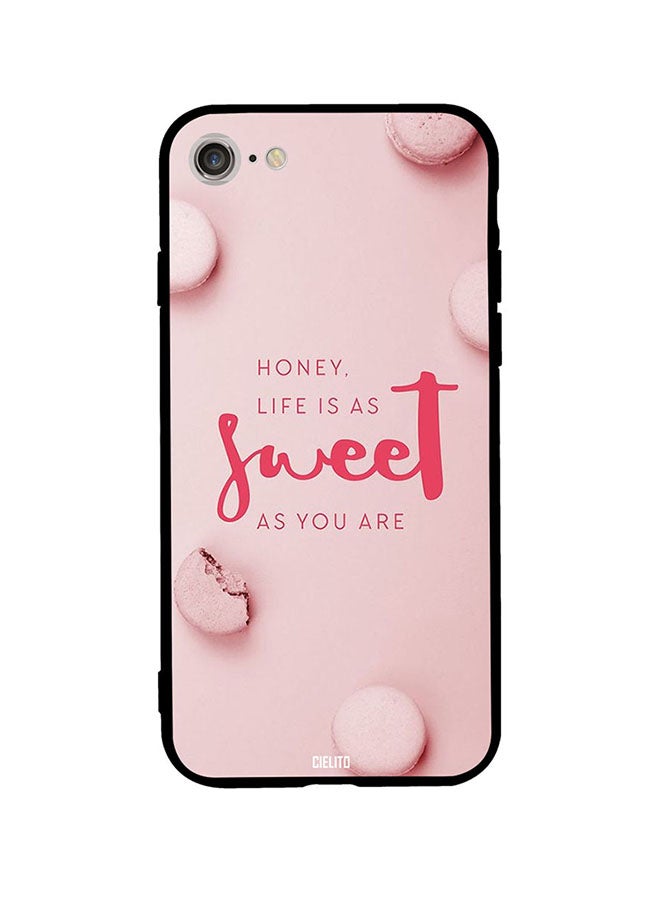 سيليتو غطاء حماية واقٍ لهاتف أبل آيفون SE إصدار 2020 وردي/أحمر