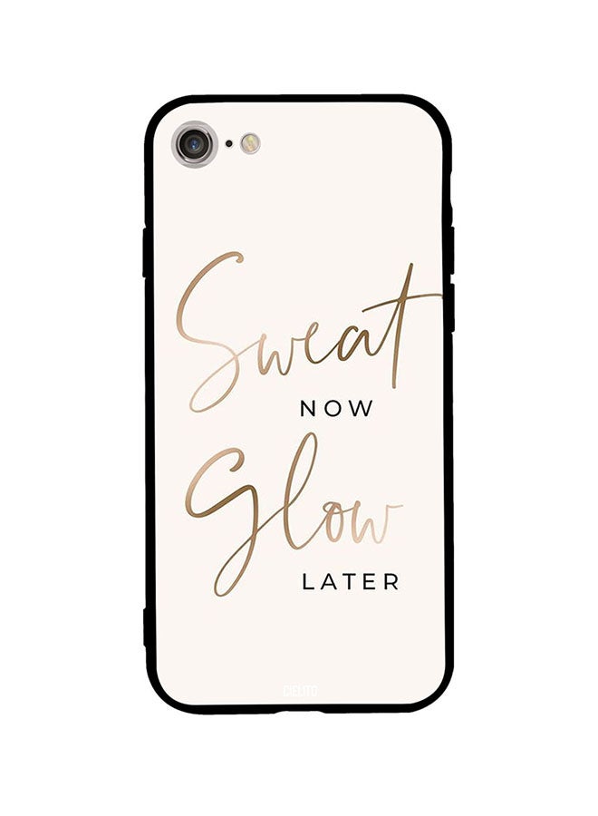 سيليتو غطاء حماية واقٍ لهاتف أبل آيفون SE إصدار 2020 أبيض/ذهبي/أسود