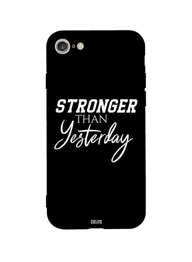 CIELITO Protective Case Cover For Apple iPhone SE (2020) Black/White