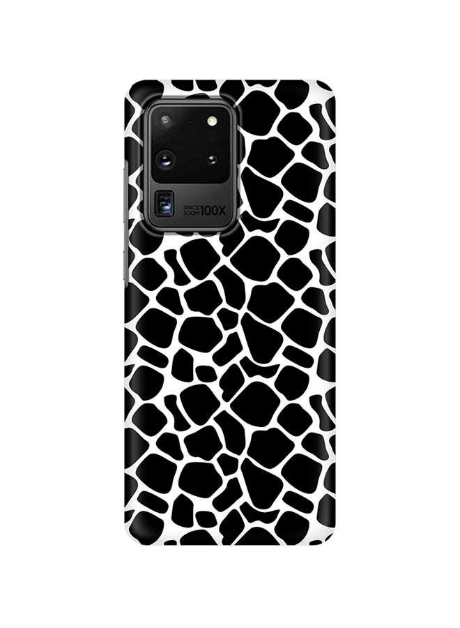 Stylizedd Hard PC Shield Matte Finish Print Slim Snap Classic Series Case Cover For Samsung Galaxy S20 Ultra Cow Skin Print