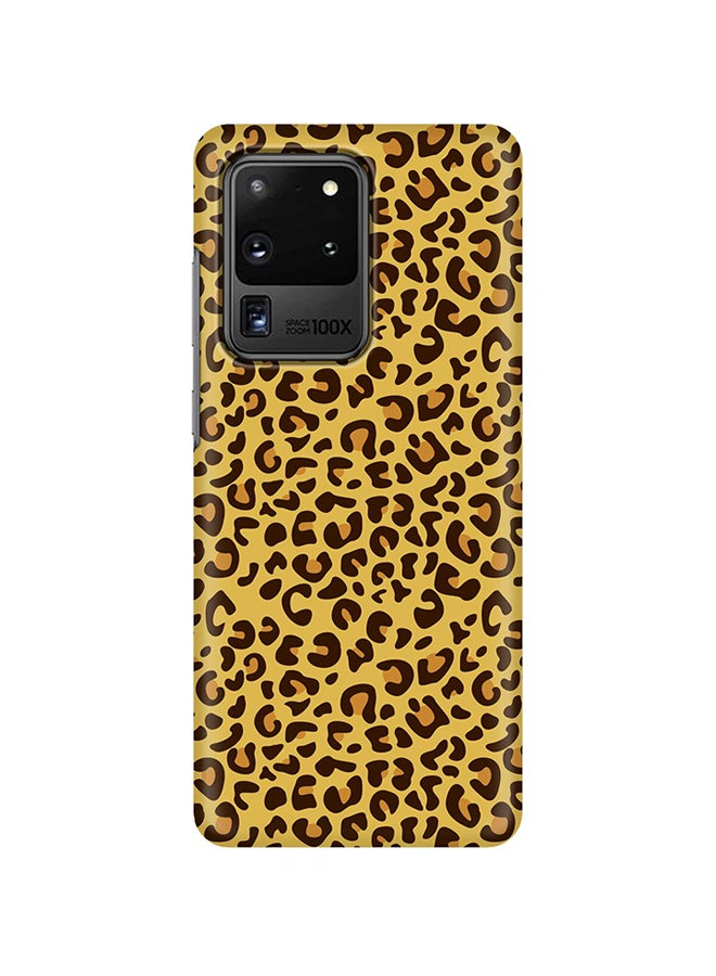 Hard PC Shield Matte Finish Print Slim Snap Classic Series Case Cover For Samsung Galaxy S20 Ultra Leopard Skin Print
