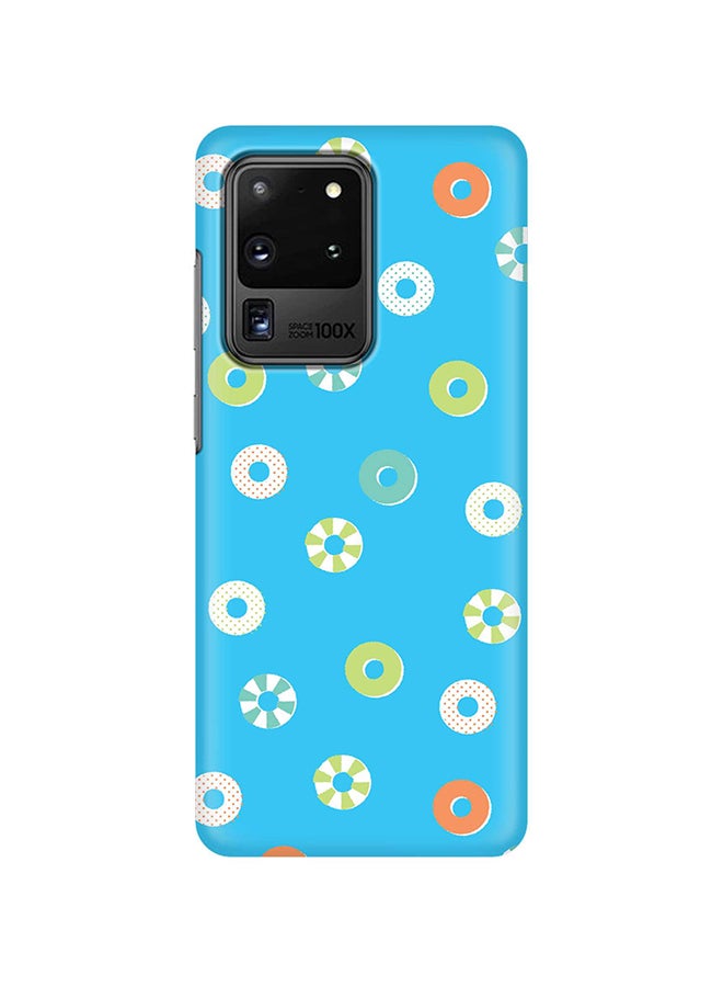 Stylizedd Hard PC Shield Matte Finish Print Slim Snap Classic Series Case Cover For Samsung Galaxy S20 Ultra Loopy Hoops 