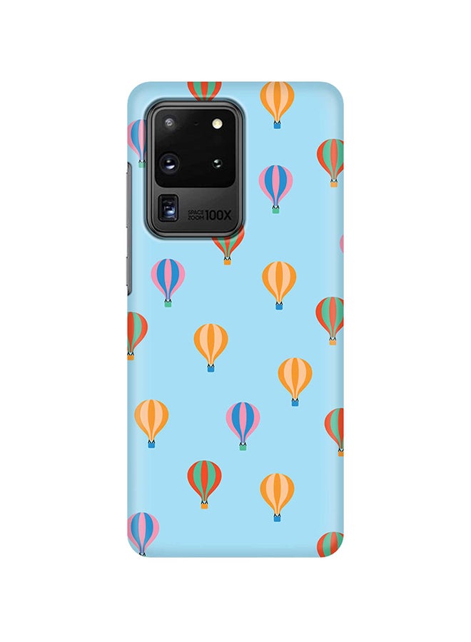 Stylizedd Hard PC Shield Matte Finish Print Slim Snap Classic Series Case Cover For Samsung Galaxy S20 Ultra Hot Balloons 