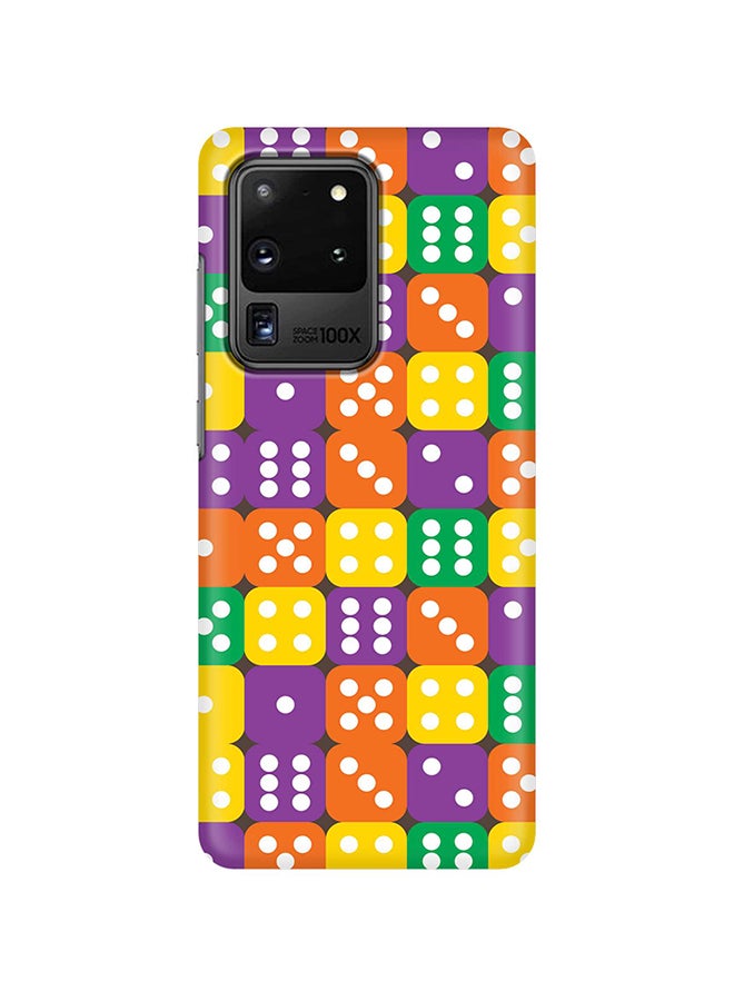 Stylizedd - Hard PC Shield Matte Finish Print Slim Snap Classic Series Case Cover For Samsung Galaxy S20 Ultra Dice Roll - Image 1