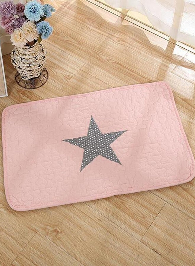 Generic Anti-Skid Doormat Pink/Grey 40 x 60cm 