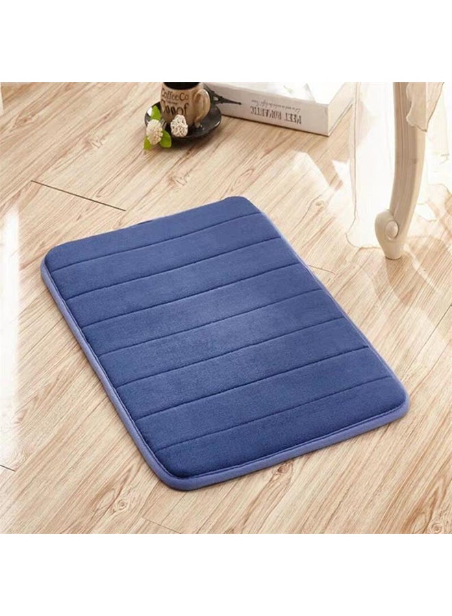 Anti-Skid Floor Rug Blue 40 x 60centimeter 
