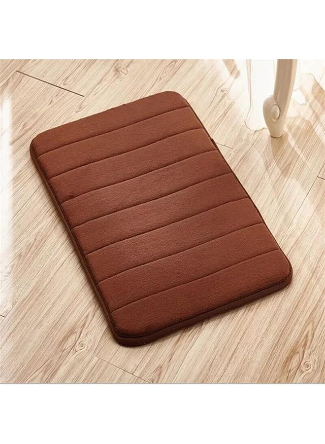 Anti-Skid Floor Rug Brown 40 x 60cm 