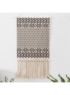 Bohemia Style Durable Tapestry Beige/Black 98 x 50centimeter - v1587451668/N36702817A_1