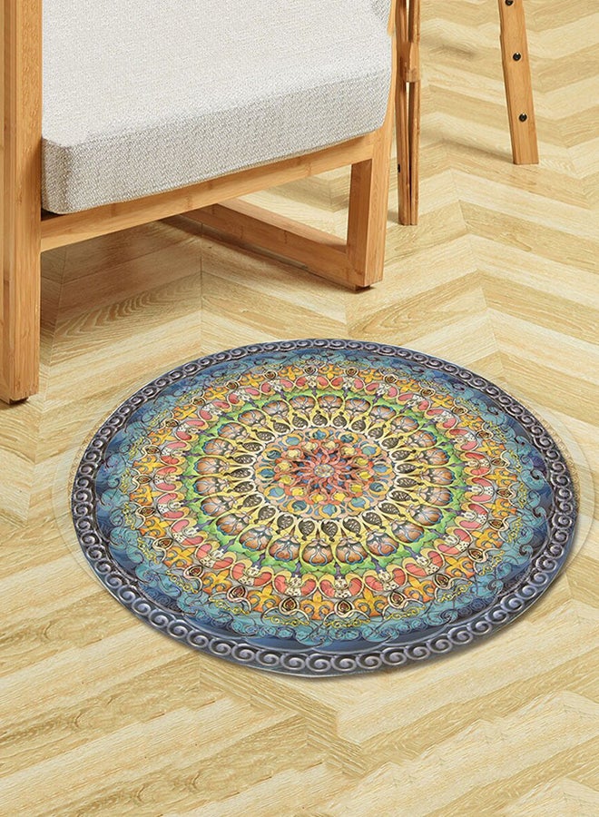 بساط أرضي بتصميم بسيط وعصري متعدد الألوان 60 x 60سم