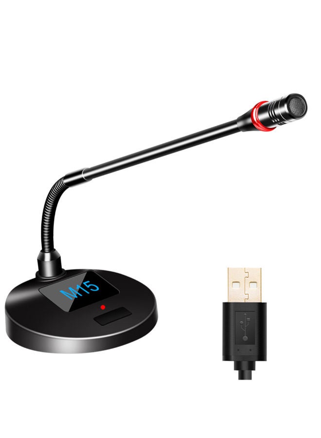 Desktop Karaoke Microphone V7408B-2 Black - Image 2