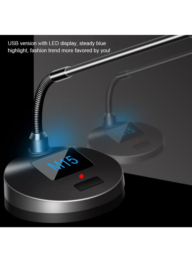 Desktop Karaoke Microphone V7408B-1 Black - Image 3