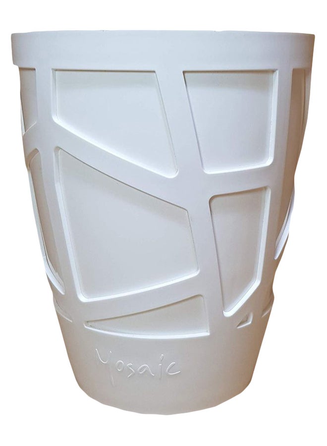 أيدل إناء للزهور من الفسيفساء أبيض 13Ø³Ù†ØªÙŠÙ…ØªØ±