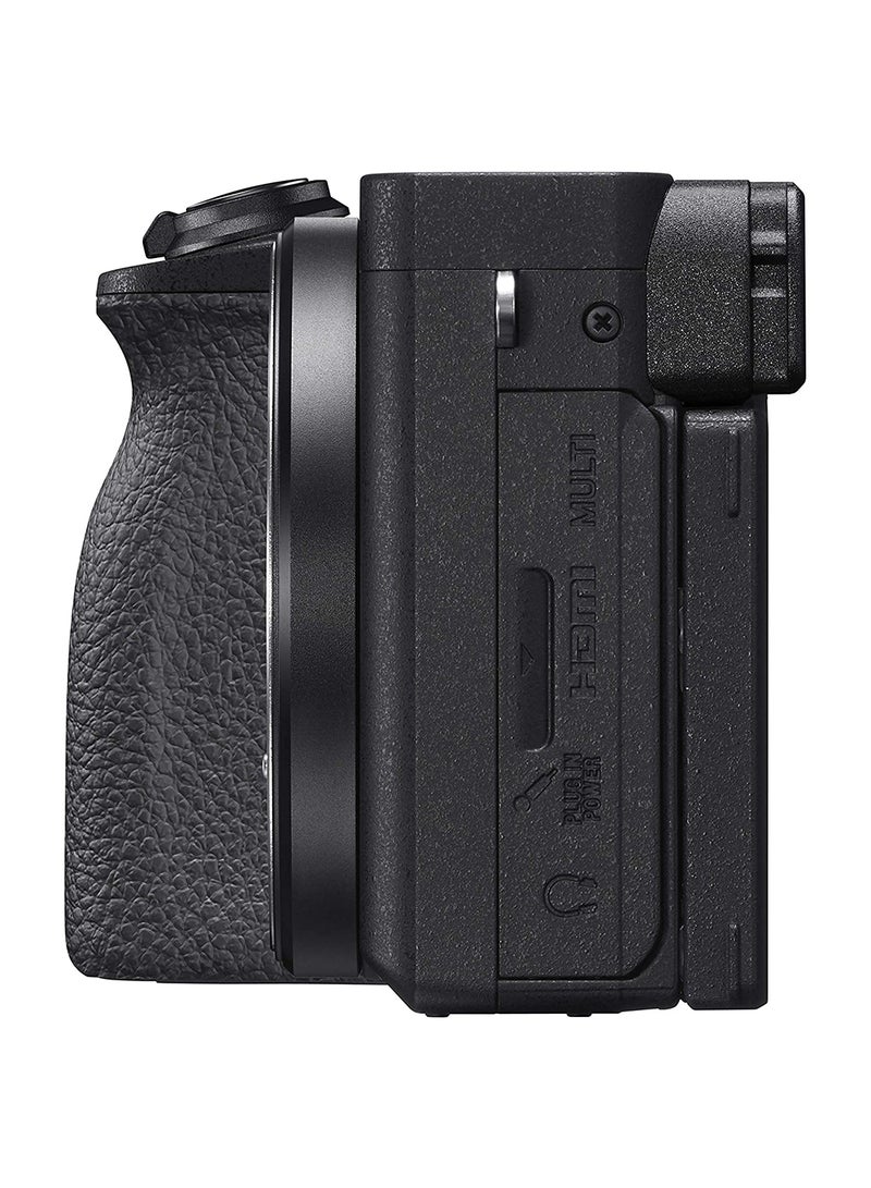 Sony - Alpha ILCE-6600 24.2 MP Mirrorless Digital SLR Camera Body only (APS-C Sensor, Fastest Auto Focus, Real-time Eye AF, Real-time Tracking, 4K Vlogging Camera, Tiltable LCD), Black - Image 1