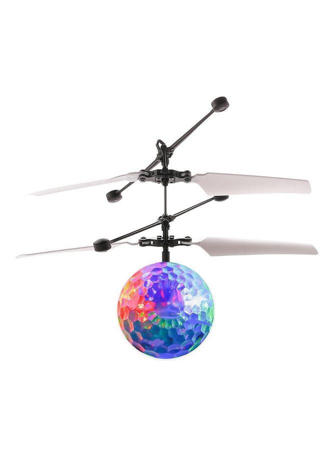 طائرة هليكوبتر صغيرة بإضاءة LED تعمل بجهاز تحكم عن بعد - Image 1