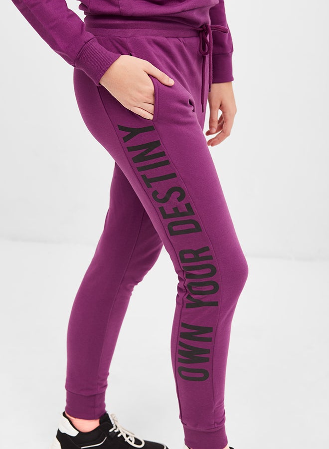 BlueAge Basic Joggers Purple  - Image 3