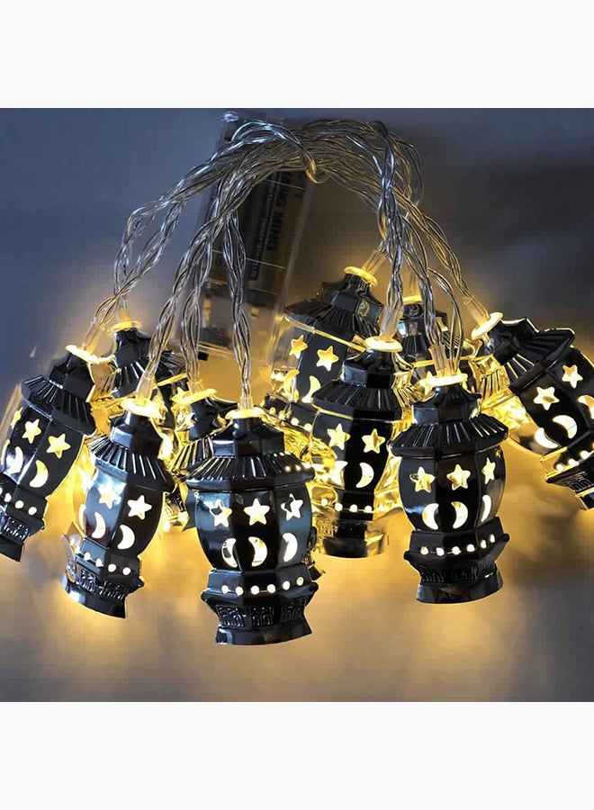 Generic - LED Lantern Shaped String Light Silver/Clear 3meter - Image 1