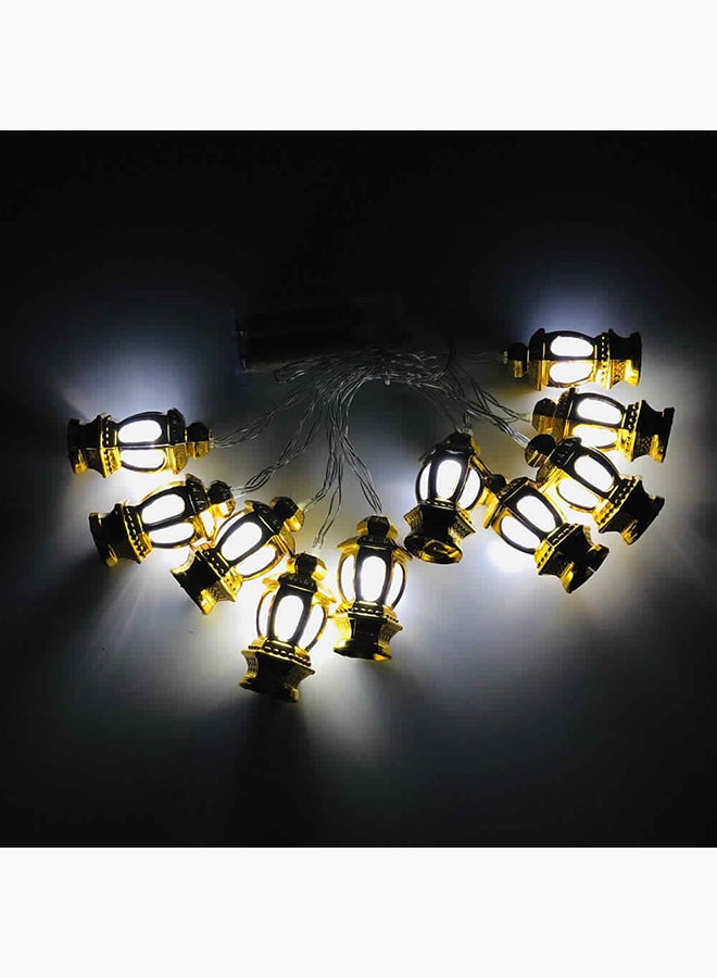 شريط إضاءة LED على شكل فانوس ذهب / شفاف 3متر - Image 3