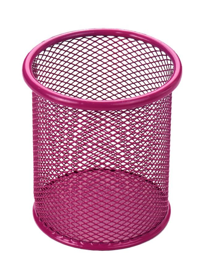 Metal Pen Organizer Pink - Image 1