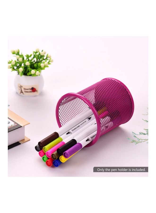 Metal Pen Organizer Pink - Image 5