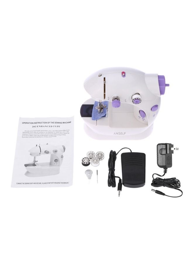 ANSELF Electric Sewing Machine H16669 White/Purple  - Image 3