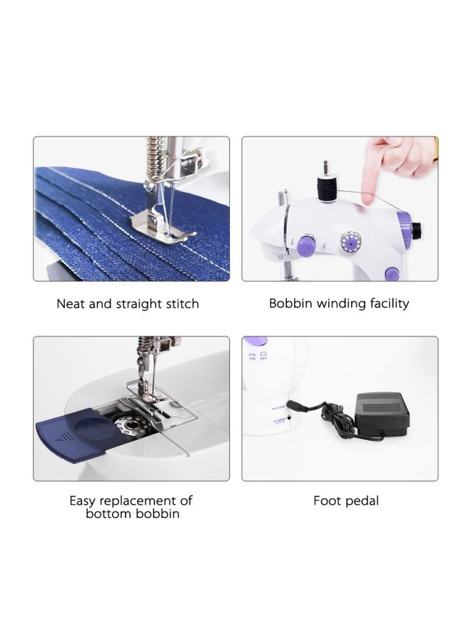 ANSELF Electric Sewing Machine H16669 White/Purple  - Image 5