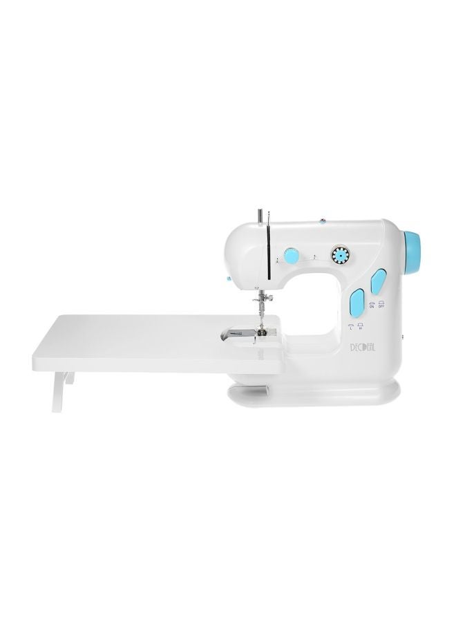 Decdeal Electric Sewing Machine H19676UK White/Blue - Image 2