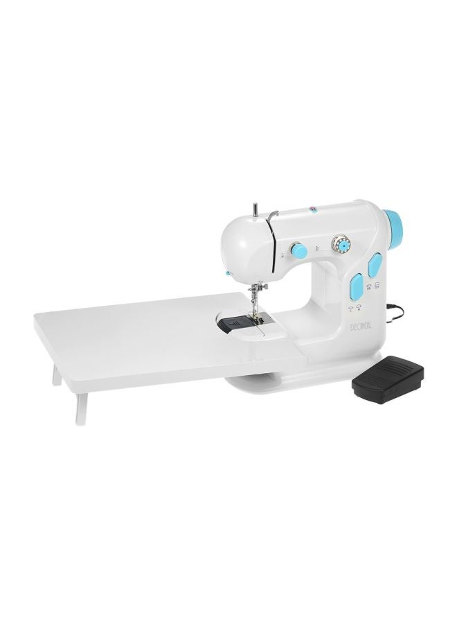 Decdeal Electric Sewing Machine H19676UK White/Blue - Image 1