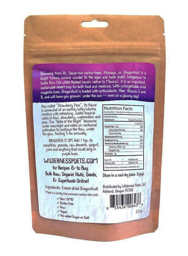Wilderness Poets Freeze Dried Dragon Fruit Powder - Image 2