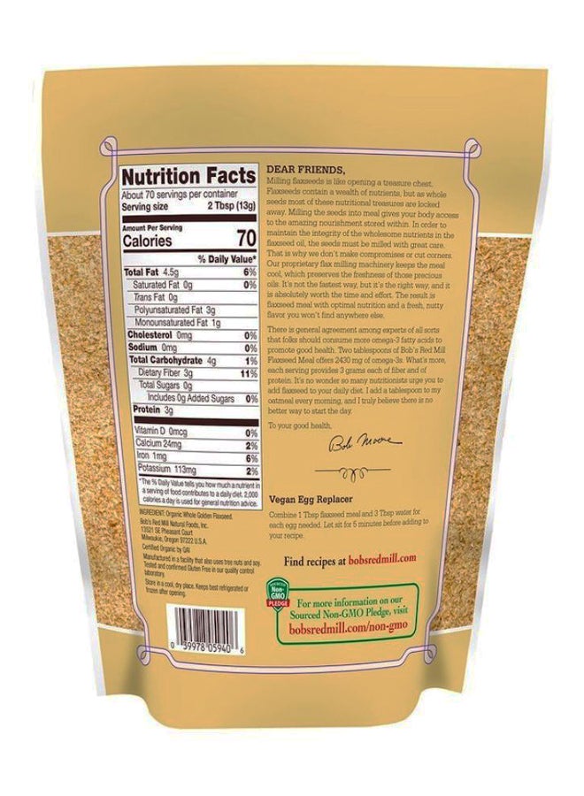 Bob's Red Mill Organic Golden Flaxseed Meal 32ounce - Image 2