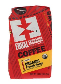 Equal Exchange Organic French Roast Ground Coffee 283.5grams  - Image 1