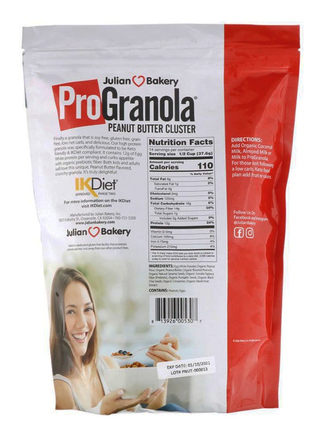 Julian Bakery Peanut Butter Cluster Pro Granola - 526 Gram - Image 2