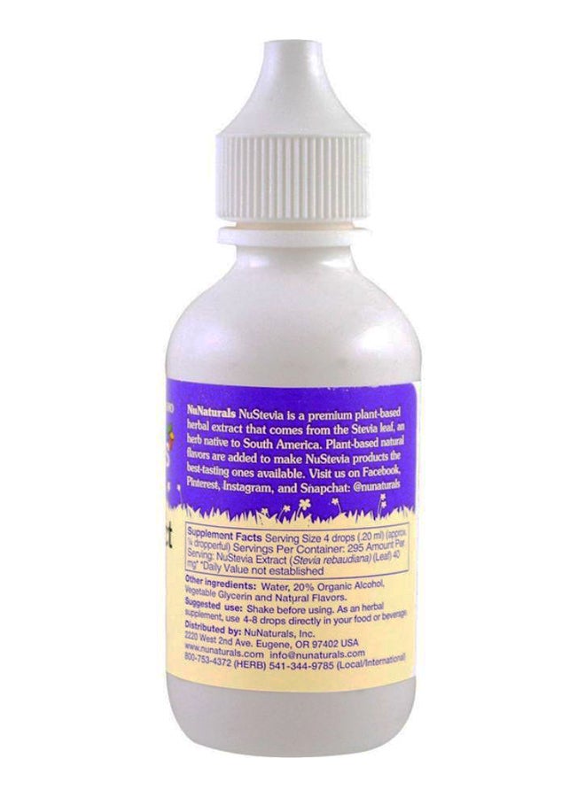 NuNaturals - Clear Extract Nustevia Sweetener 59ml - Image 1