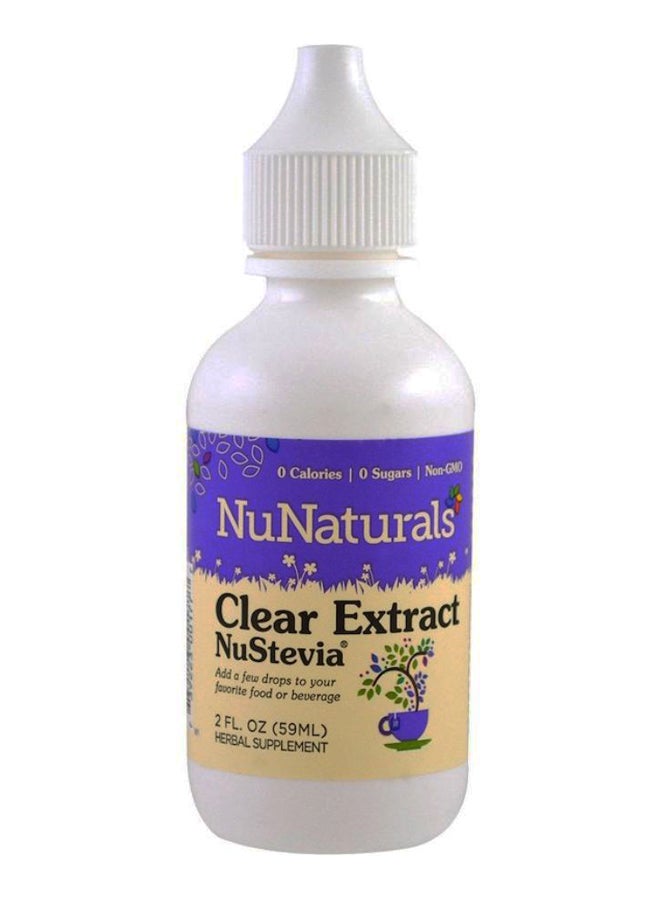NuNaturals - Clear Extract Nustevia Sweetener 59ml - Image 1