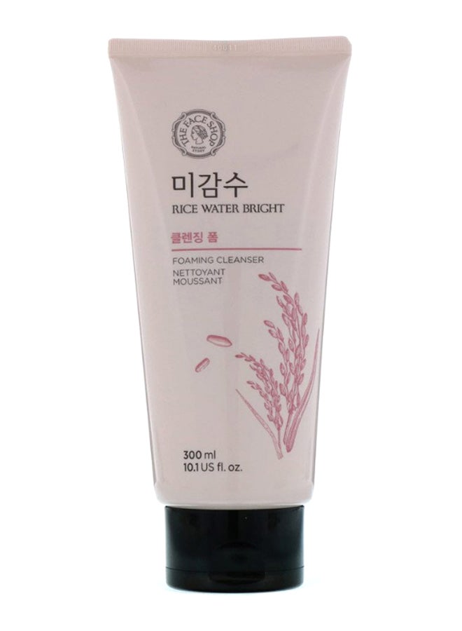 THEFACESHOP Rice Water Bright Foaming Cleanser 300ml - Image 1