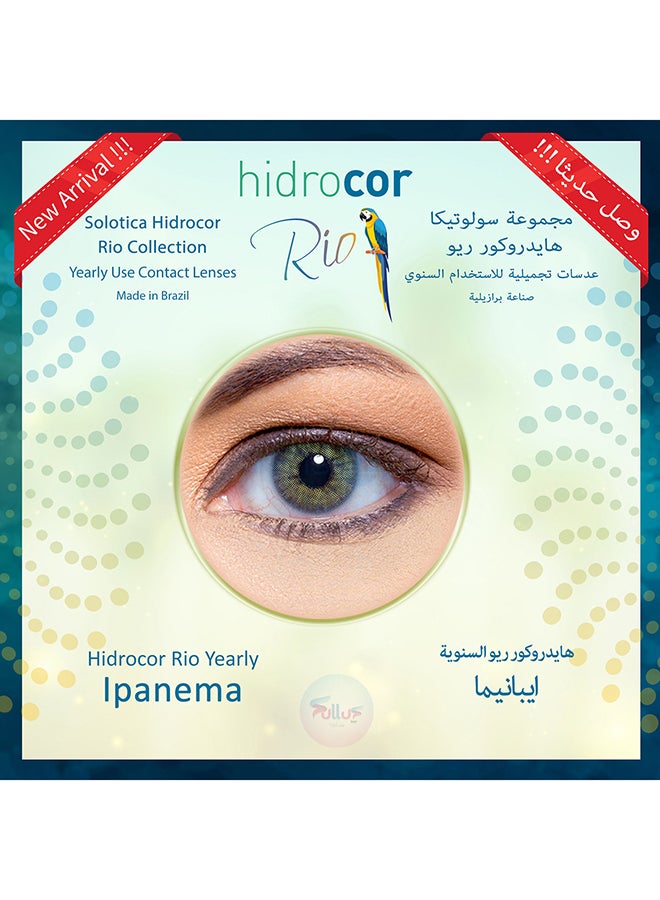 Solotica - Hidrocor Rio Ipanema Yearly Cosmetic Contact Lenses - Image 1