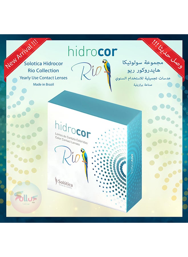 Solotica - Hidrocor Rio Ipanema Yearly Cosmetic Contact Lenses - Image 1