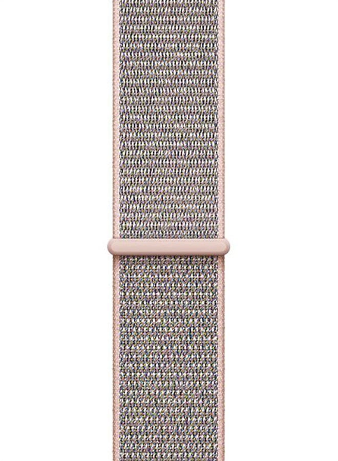 Generic - Woven Nylon Sport Loop Strap For Apple Watch 38mm Rose Gold - Image 1