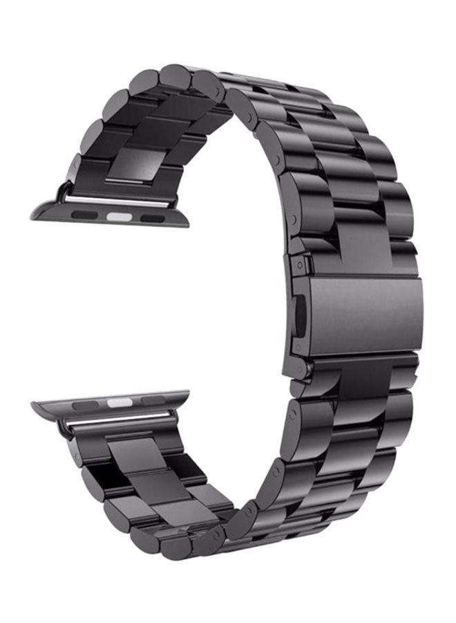 Stainless Steel Watch Band For Iwatch Black - Image 2